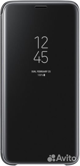 Оригинал Чехол Clear View для Samsung S9 (Black)