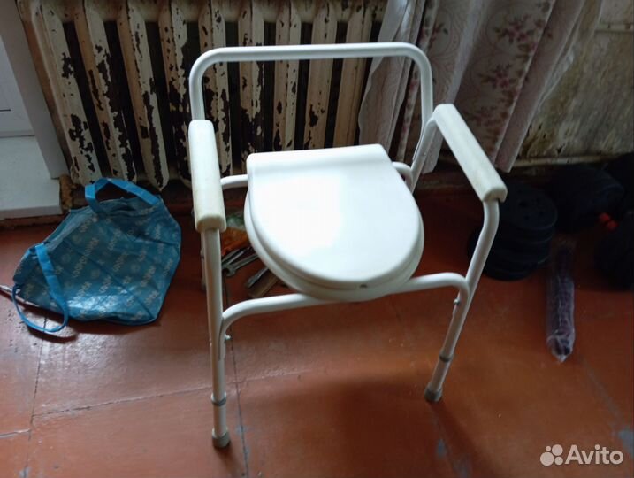 Кресло туалет для инвалидов бу
