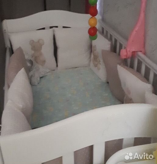 Бортики подушки в детскую кроватку