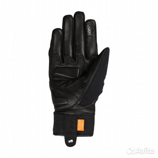 Motorradhandschuhe Furygan Jet All Season D3O Schwarz-Wei Damen Schwarz, Wei