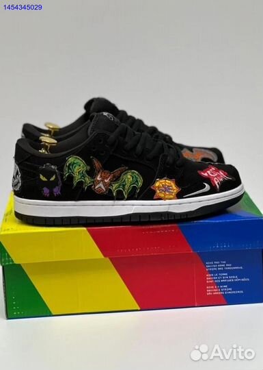 Кроссовки Nike NeckFace x Dunk Low Pro SB Black