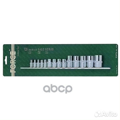 Набор головок torx E4-E24 1/4&3/8&1/2DR 14пр FO
