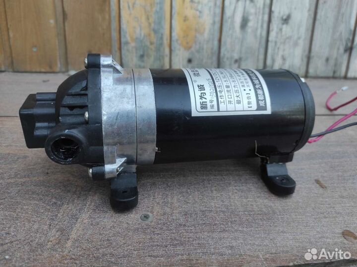 Насос 12В, 5,5л/мин. 8 атм