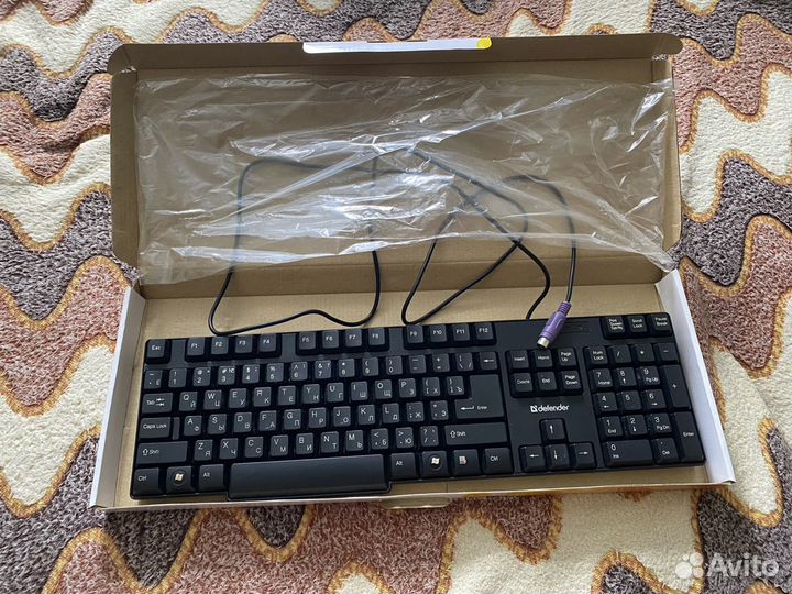 Мембранная клавиатура черная