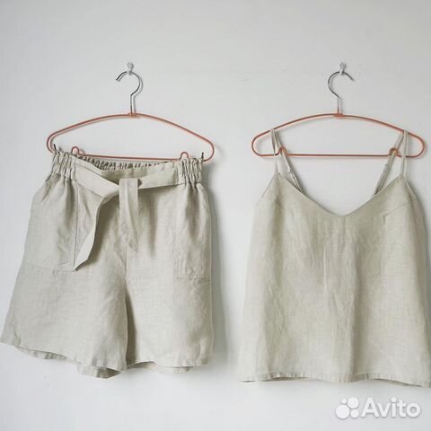 Шорты изо льна
