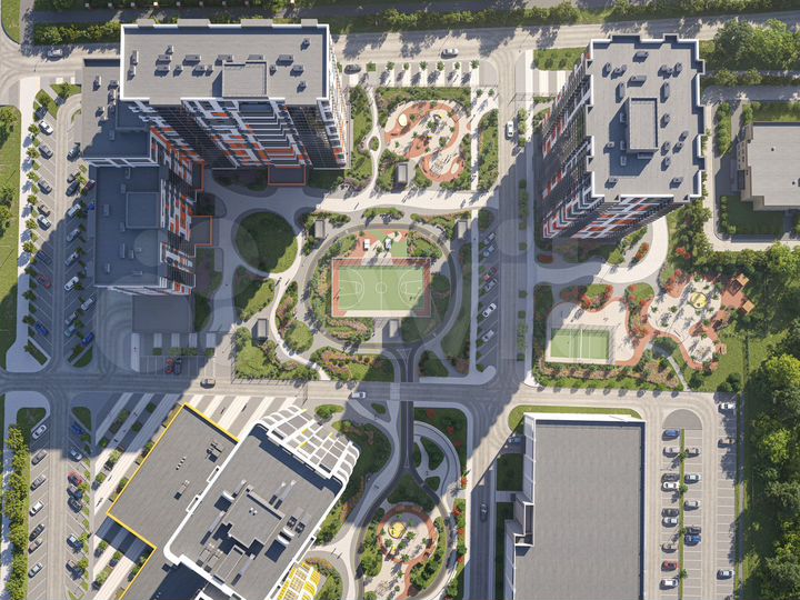 1-к. квартира, 54 м², 5/25 эт.