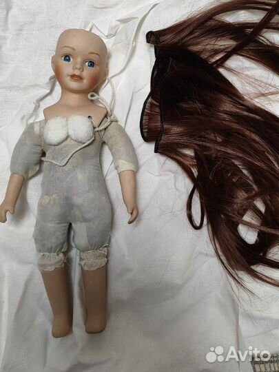 Кукла njsf фарфор на реставрацию