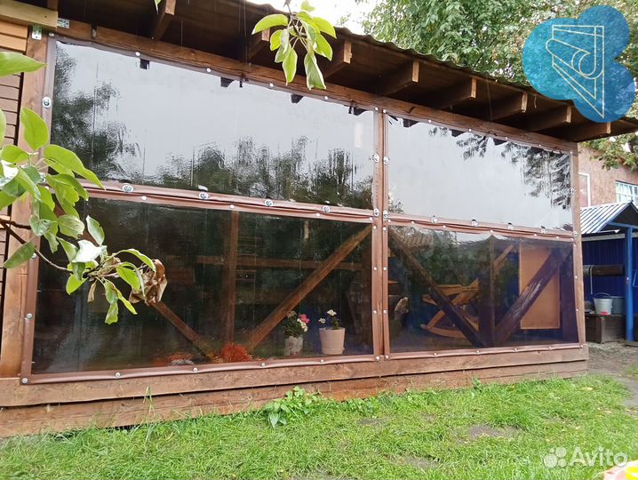 Мягкие окна для беседки