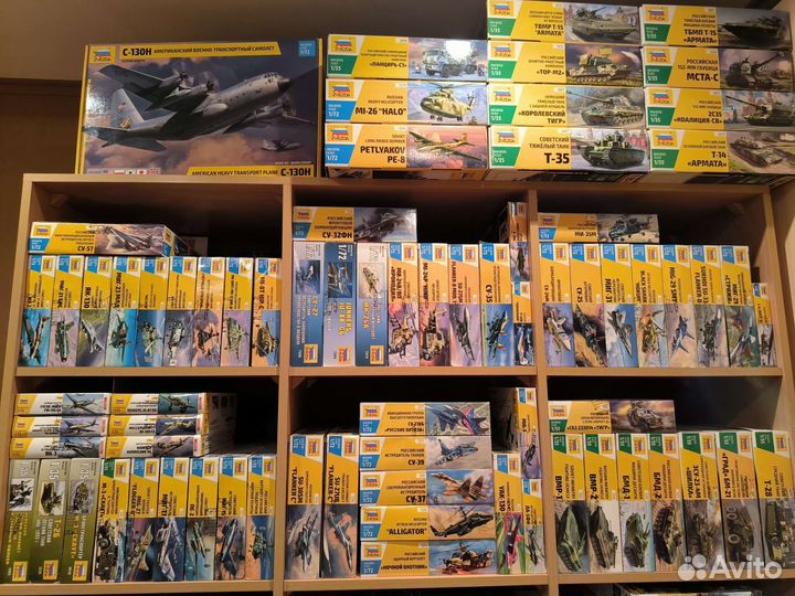 Сборные модели самолётов и вертолетов