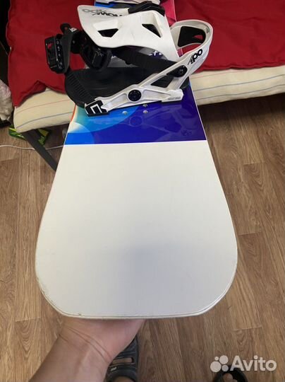 Сноуборд Gnu с креплениями now ipo