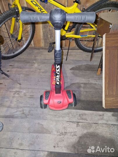 Самокат детский трехколесный бу