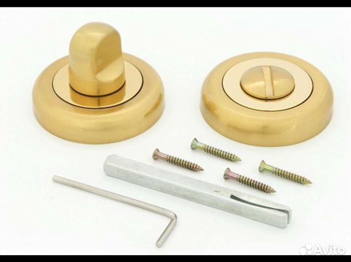 Palladium Дверной замок, задвижка межкомнат.Золото