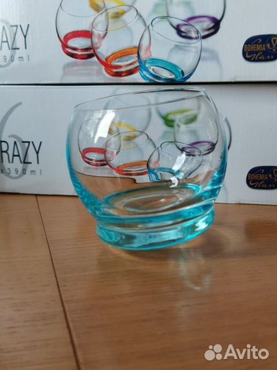 Стаканы неваляшки 390 мл Crazy, Bohemia
