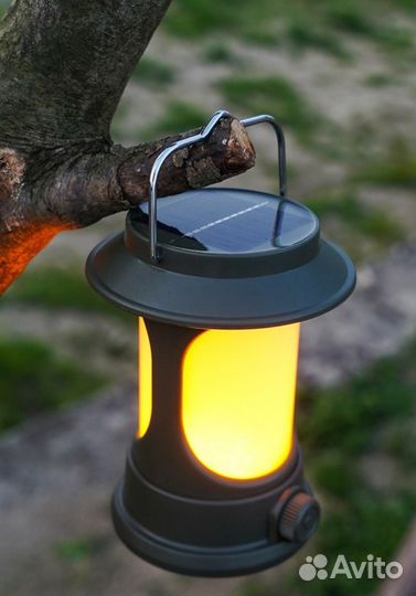 Кемпинговый фонарь на солнечной батареи