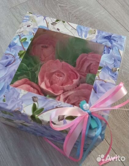 Букет сладкий из цветов зефир