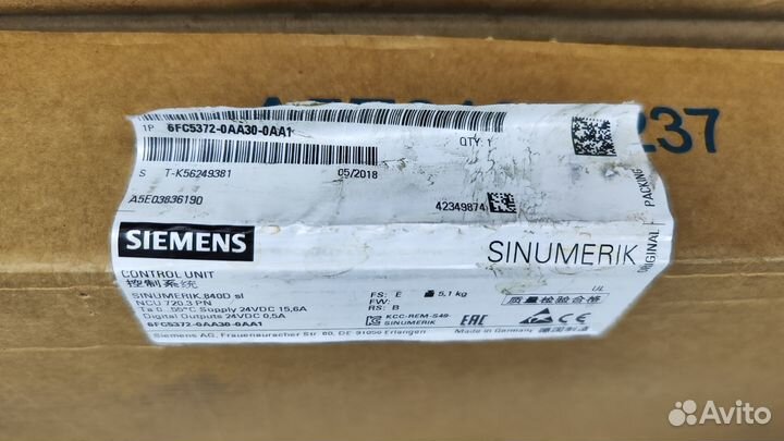 Siemens 6FC5372-0AA30-0AA1