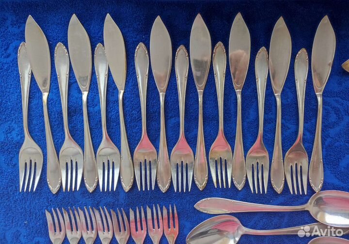 Столовые приборы мельхиор, довоенная Германия