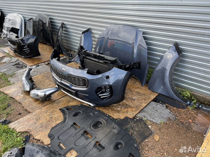 Капот крыло бампер фара дорест Киа Спортейдж 4