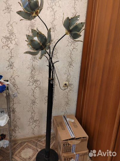 Торшер напольный бу