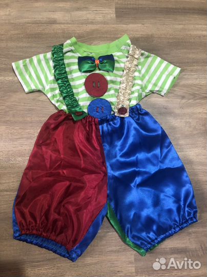 Новогодний костюм клоуна 92-98