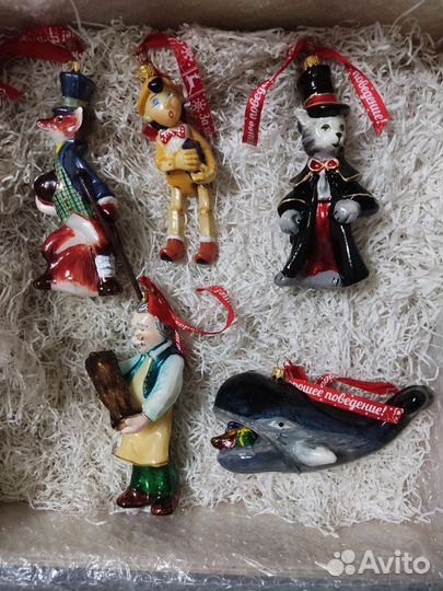 Ёлочная игрушки Набор Буратино komozja mostowski