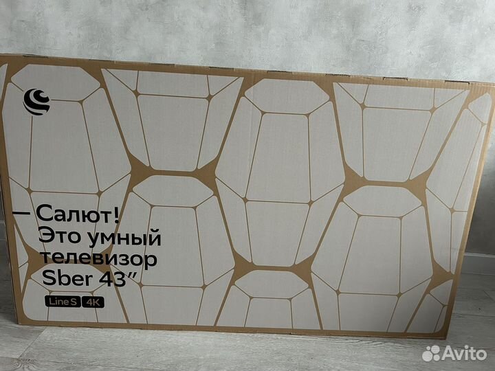 Телевизор 43 дюйма 4k сбер новый 2гб