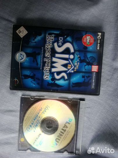 Компьютерная игра sims на CD