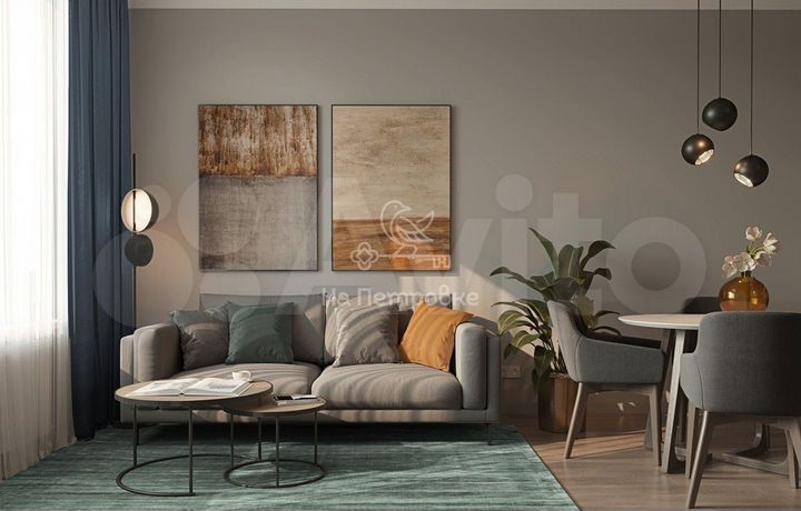 2-к. апартаменты, 60,3 м², 19/24 эт.