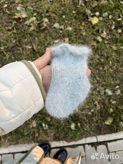 Пуховые детские носки