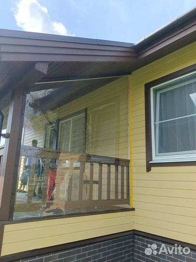 Мягкие окна на беседку. Гибкие окна