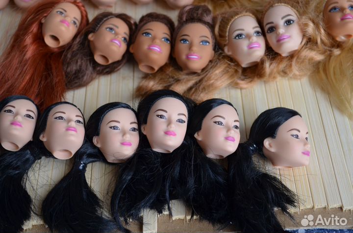Головы кукол барби