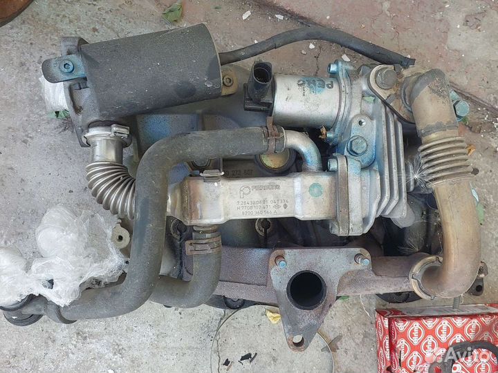 Коллектор в сборе с охладитель егр F9Q