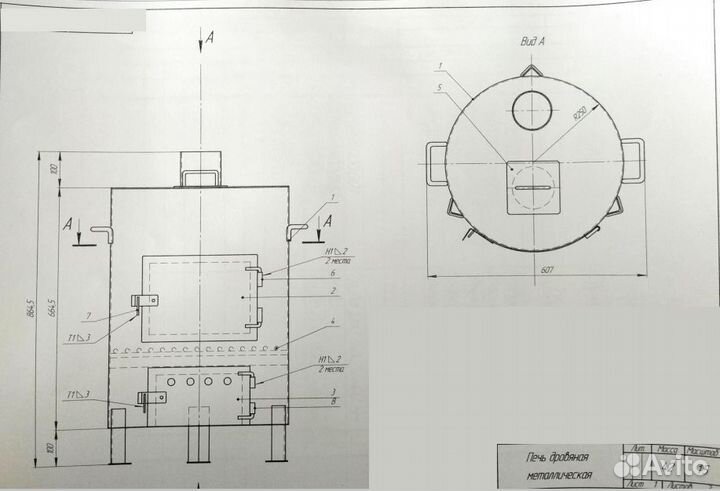Буржуйка печь в наличии