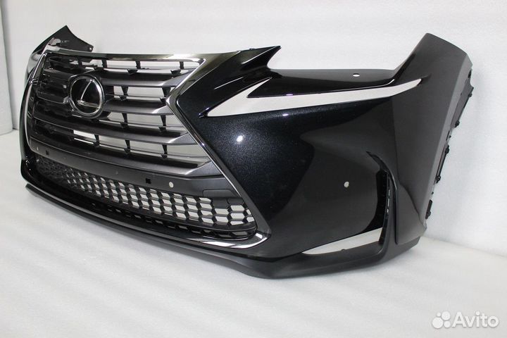 Бампер под установку lexus NX черный 2014-2017