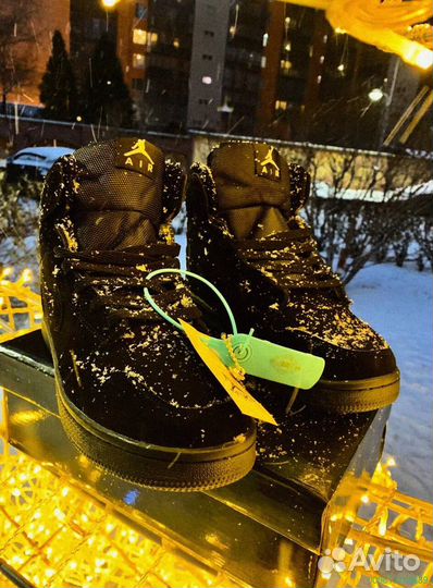 Кроссовки Nike Air Jordan тёплые (Арт.65466)