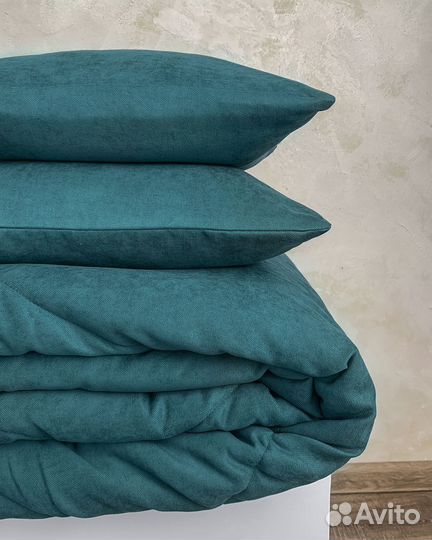 Покрывало Эдем синяя птица на кровать