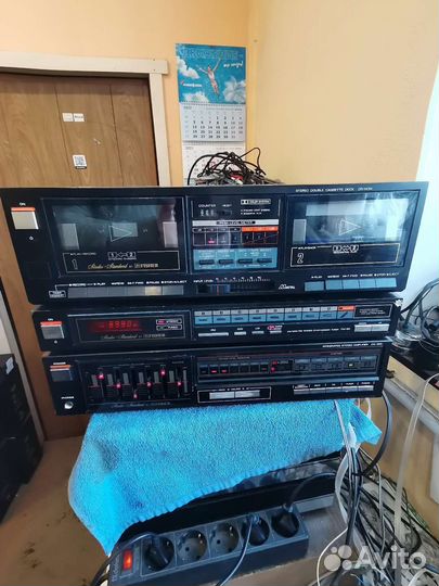 Fisher ca-335,fm-60,cr-w34 стерео комплект