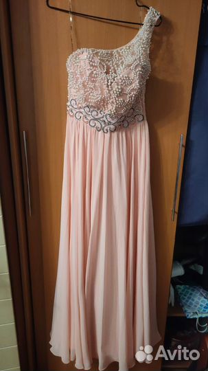 Выпускное (вечернее) розовое платье 