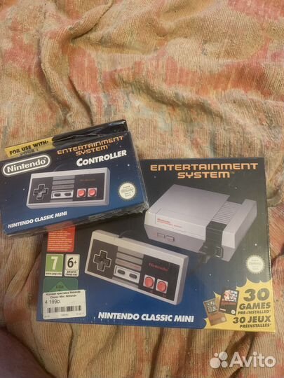 Новая Nintendo classic mini (Dendy),2 геймпада