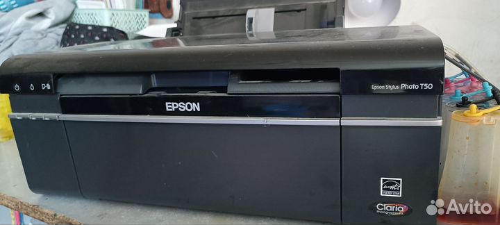 Цветной принтер epson T50 бу