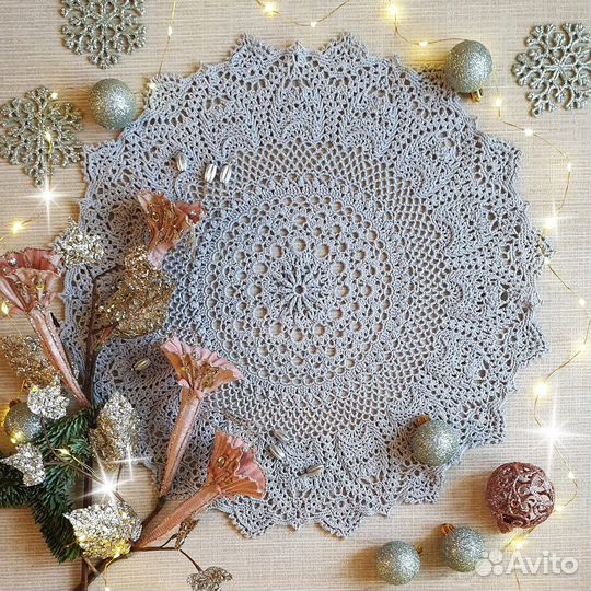 Салфетка ручное кружево
