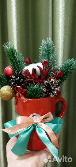 Новогодняя интерьерная кружка