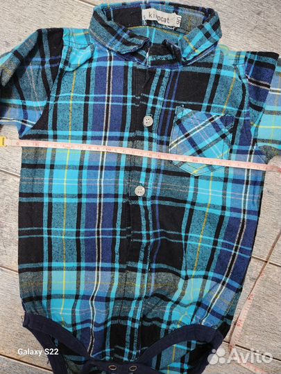 Рубашка/бодик размер 80 86