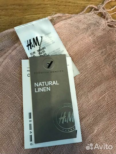 Палантин H&M. 100 лён. Новый с биркой