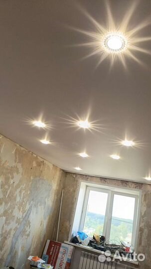 Потолки, светильники