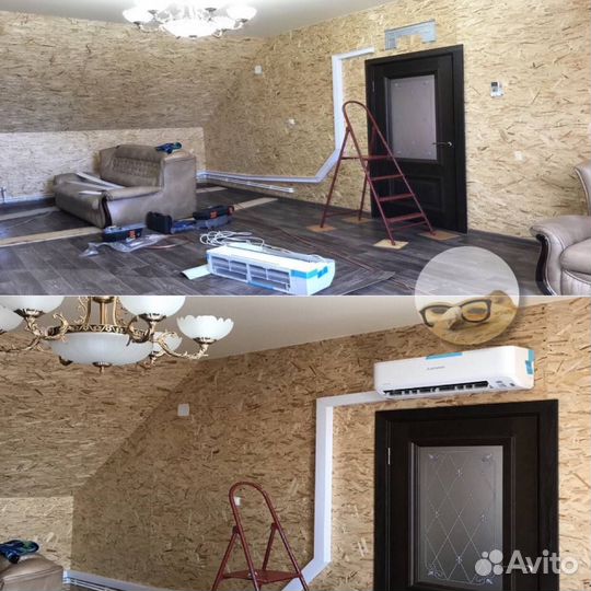 Чистка кондиционера, ремонт сплит систем, заправка