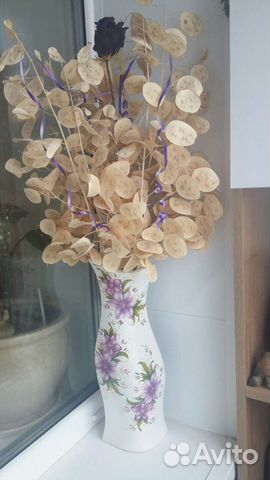 Ваза с Лунарией