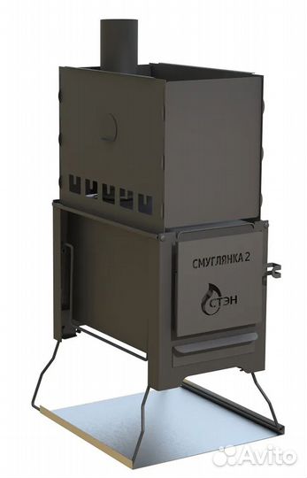 Печь буржуйка отопительная походная для палатки