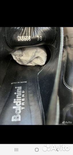 Полуботинки женские 39 размер