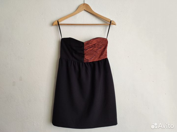 Вечернее платье 42 44 черное бандо